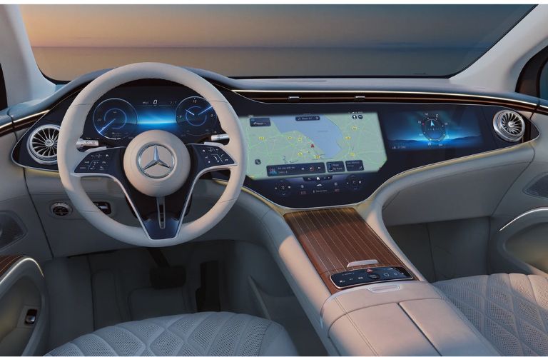 2026 Mercedes-Benz EQS 400 4MATIC® SUV interior front dash