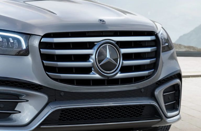 the grille of the 2026 Mercedes-Benz GLS