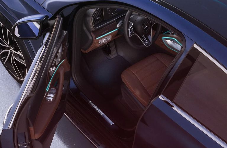2026 Mercedes-Benz GLE Coupe interior with open door