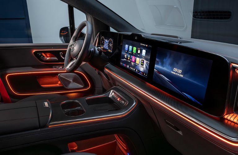 All-New Electric Mercedes-Benz VLE interior front dash