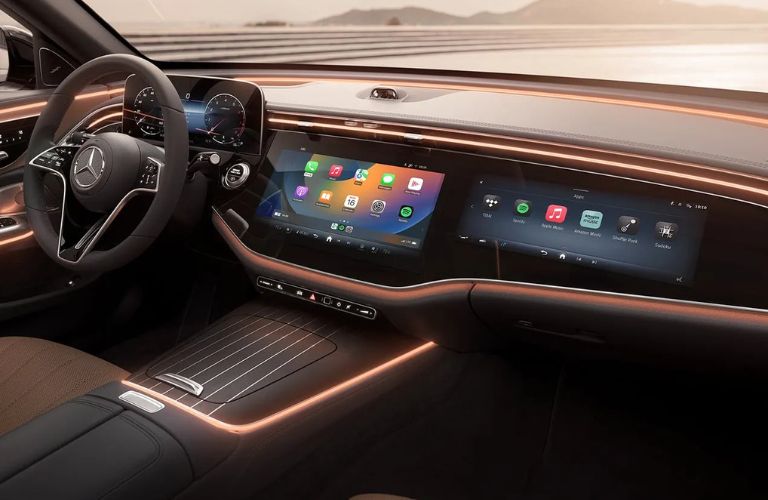 2026 Mercedes-Benz E-Class front seats and dashboard