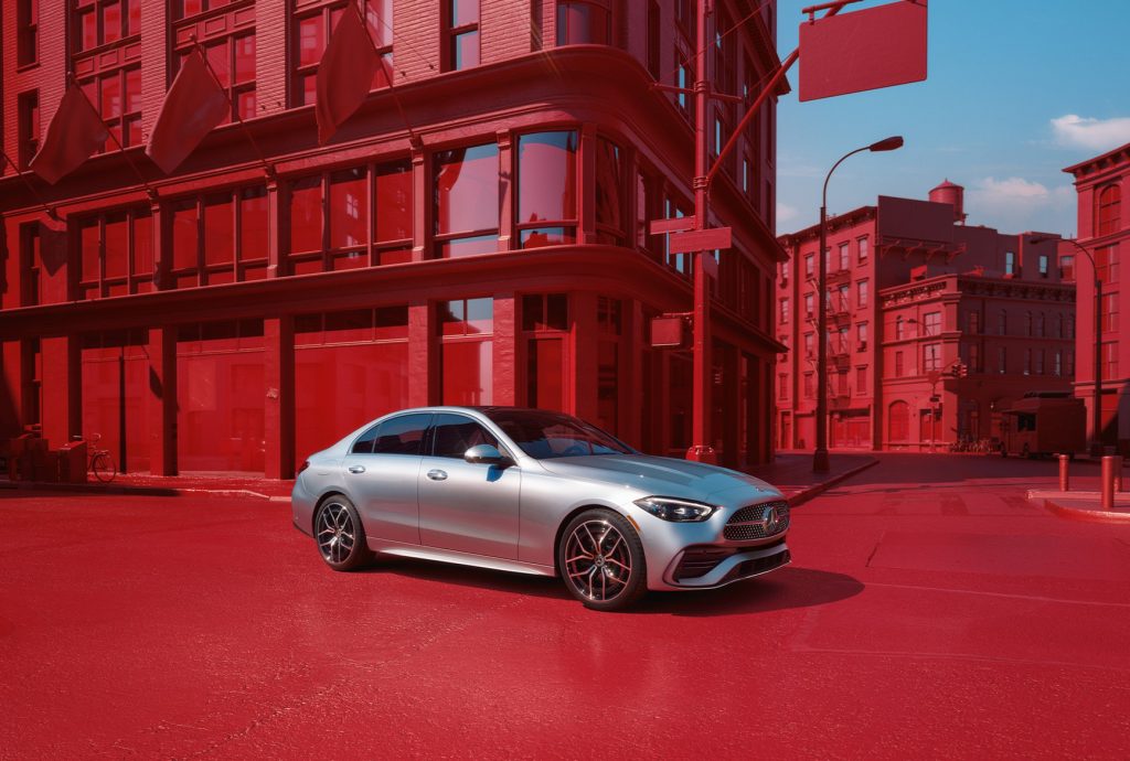 2026 Mercedes-Benz C-Class in a red world