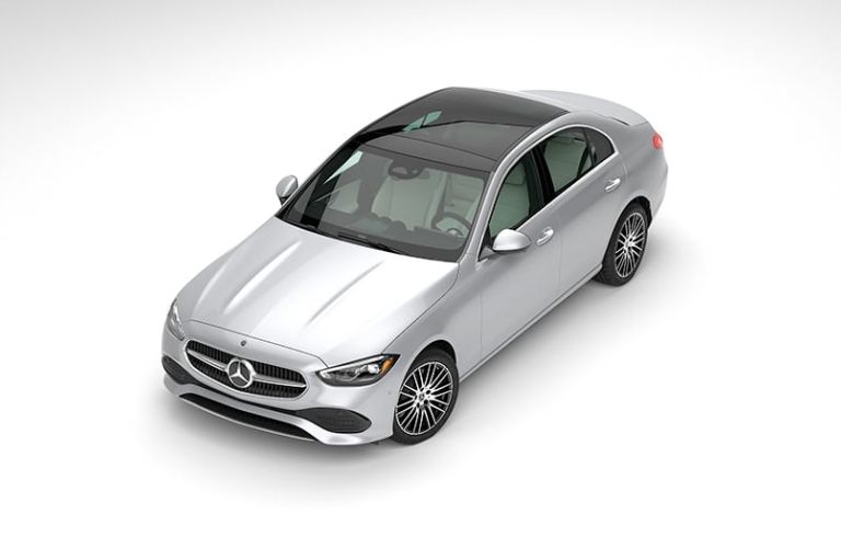 Exterior topn view of the 2026 Mercedes-Benz C-Class Sedan