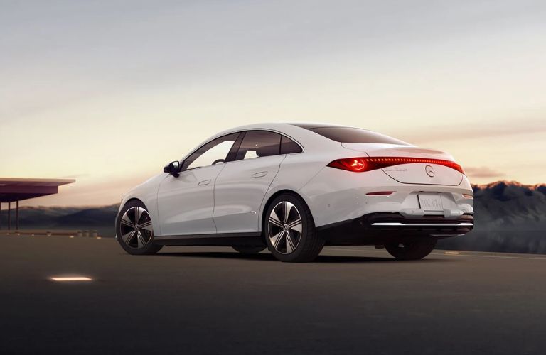 2026 Mercedes-Benz CLA 350 4MATIC® with EQ Technology Sedan exterior rear view