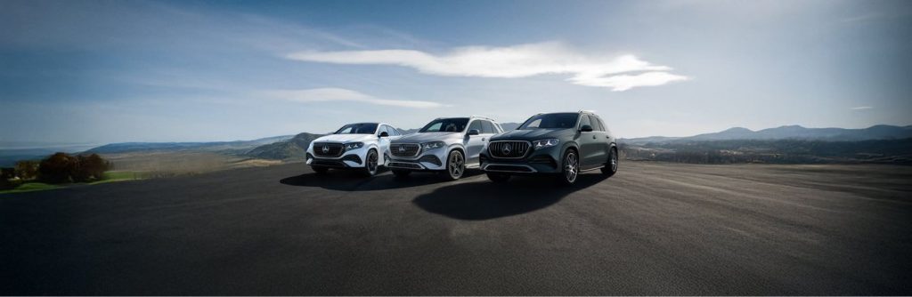 2027 Mercedes-Benz GLE models in a row