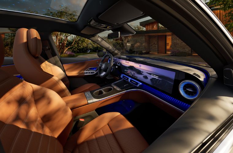 2027 Mercedes-Benz GLC Electric SUV interior front dash