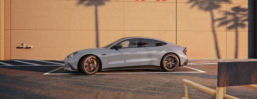2027 AMG® GT 4-Door Coupe exterior side view