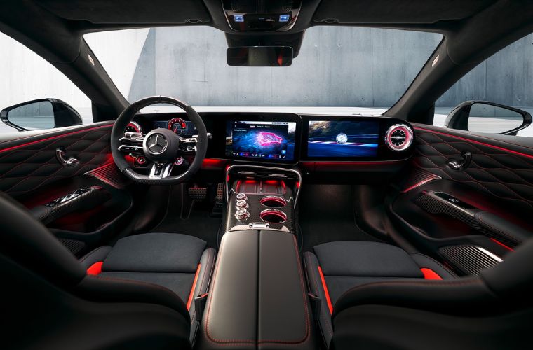 2027 AMG® GT 4-Door Coupe interior front dash