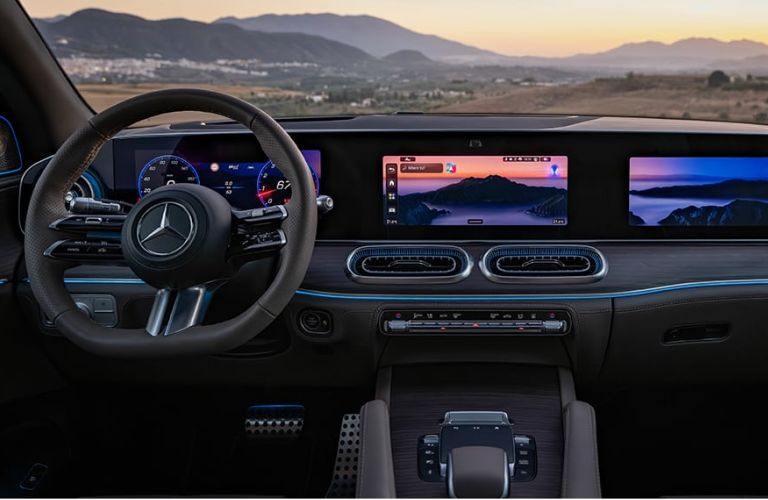 dashboard view of the 2027 Mercedes-Benz GLS SUV