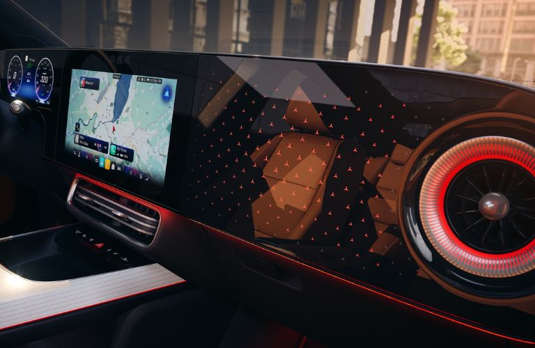 Dashboard view of the 2027 Mercedes-Benz CLA 250+ Electric Sedan