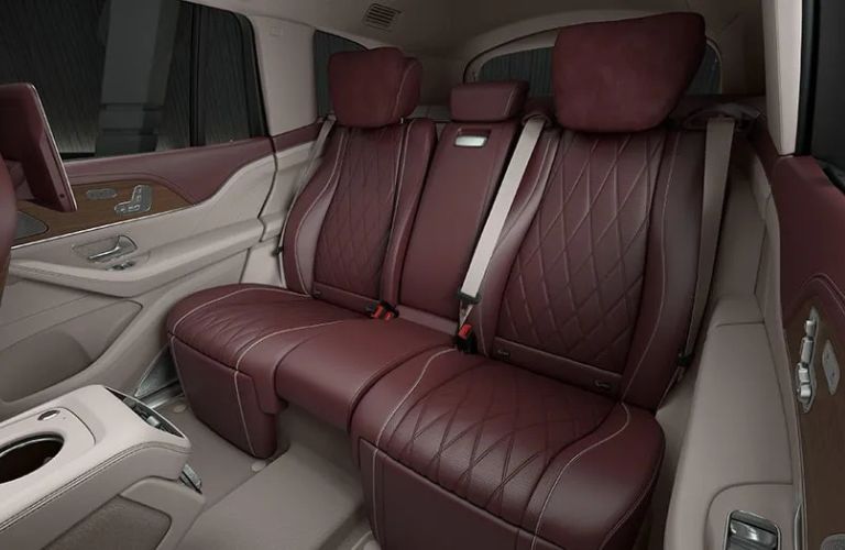 Mercedes-Benz rear seats in a GLS