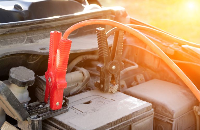 Battery of a car