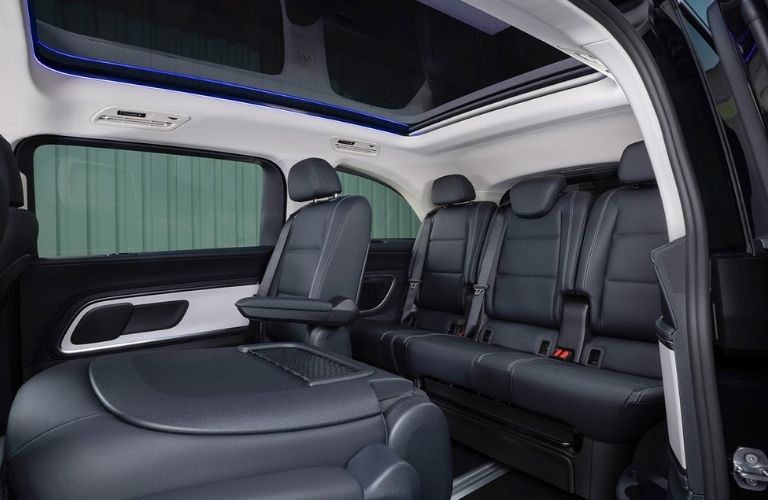 Interior seating in the Mercedes-Benz VLE