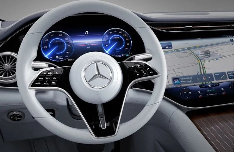 Mercedes-Benz EQS steering wheel