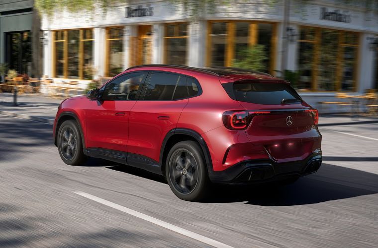 2028 Mercedes-Benz Electric GLA SUV exgterior rear view