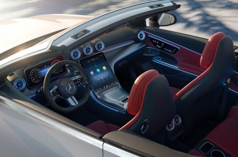2027 Mercedes-Benz CLE Convertible interior view