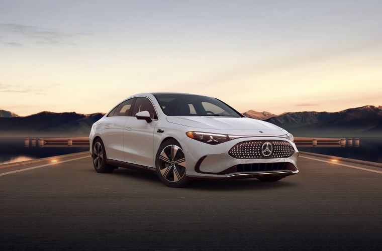 2027 Mercedes-Benz CLA 250+ ELECTRIC Sedan exterior front side view