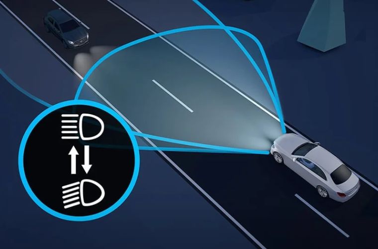 Mercedes-Benz Adaptive Highbeam Assist