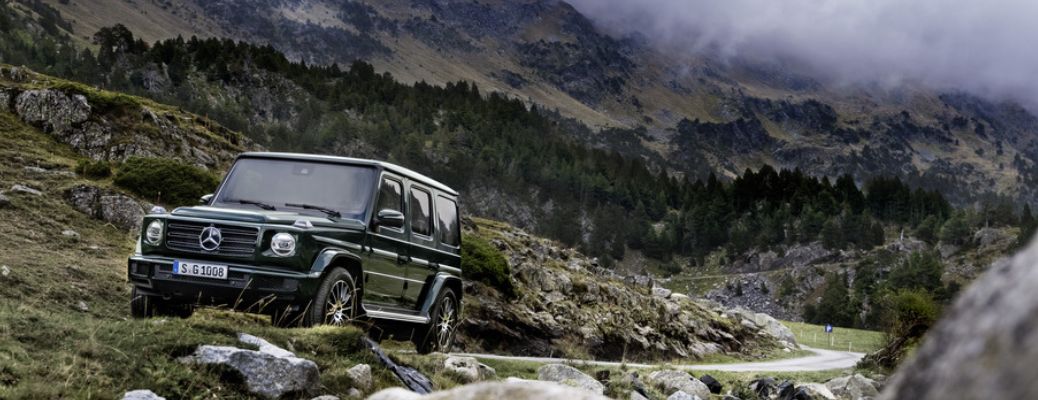 2019 Mercedes Benz G Class on the road