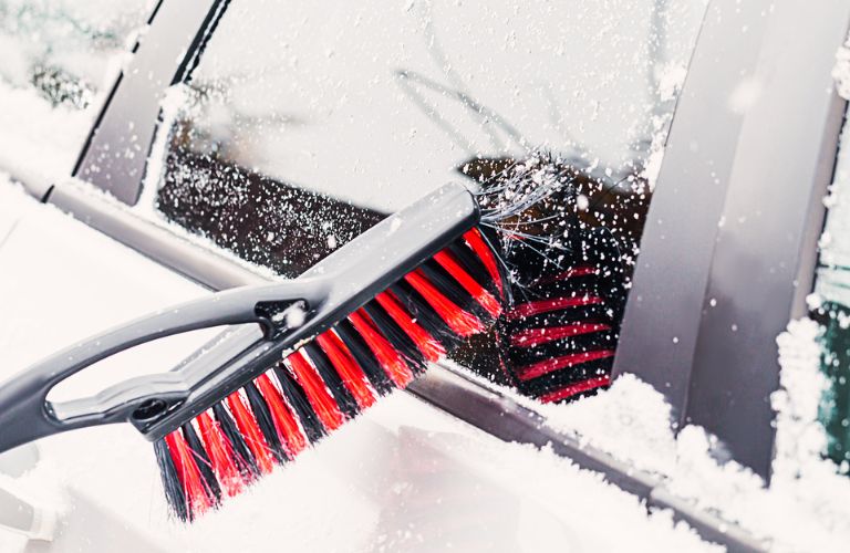 snow removal from car