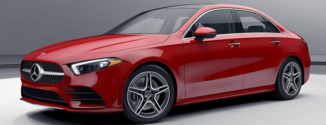 2022-Mercedes-Benz-A-Class-220-Sedan Red