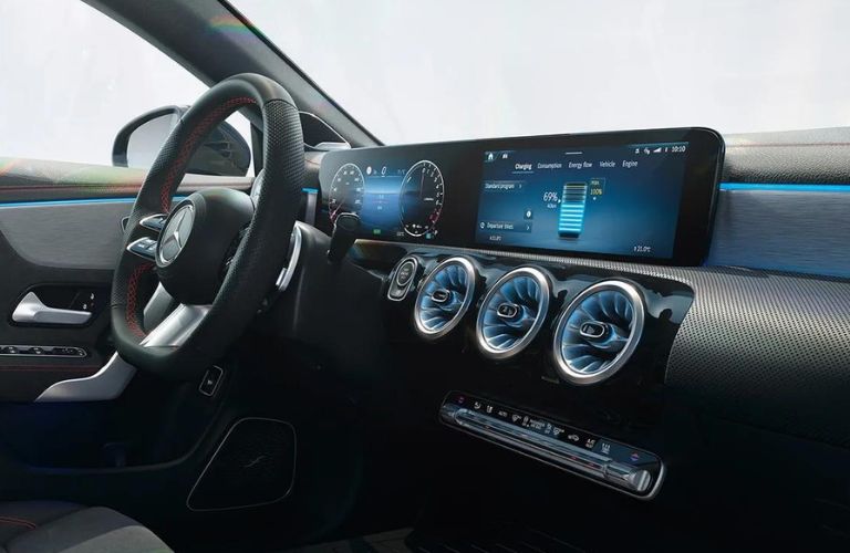 Interior of the 2024 Mercedes Benz CLA Coupe