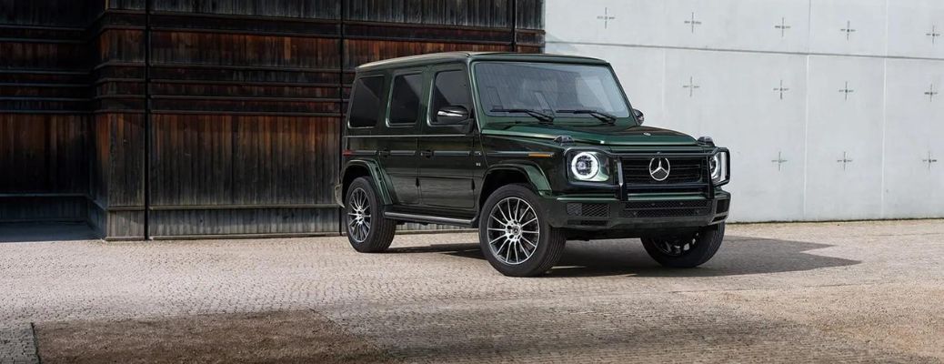 2023 Mercedes-Benz G-Class G 550 SUV parked near a building