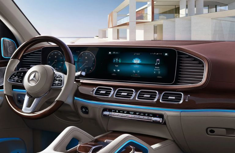 Dashboard View of the 2024 Mercedes-Maybach GLS 600 SUV