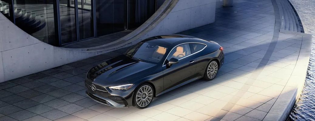 2024 Mercedes-Benz CLE Coupe Black driving on the road
