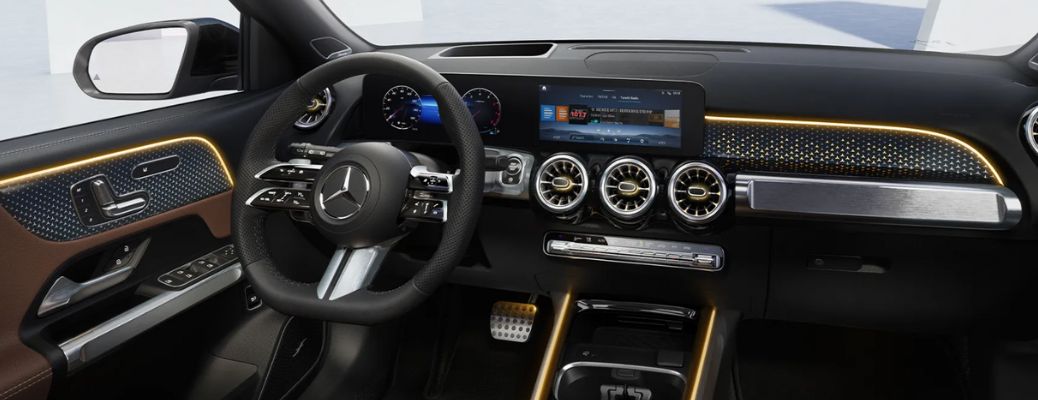 cockpit of a Mercedes-Benz
