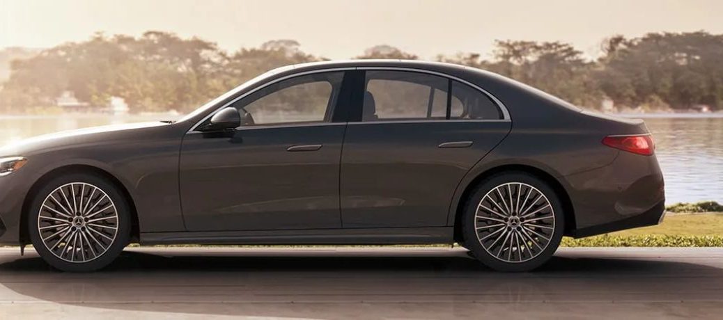 Side view of the 2025 Mercedes-Benz E-Class Gray