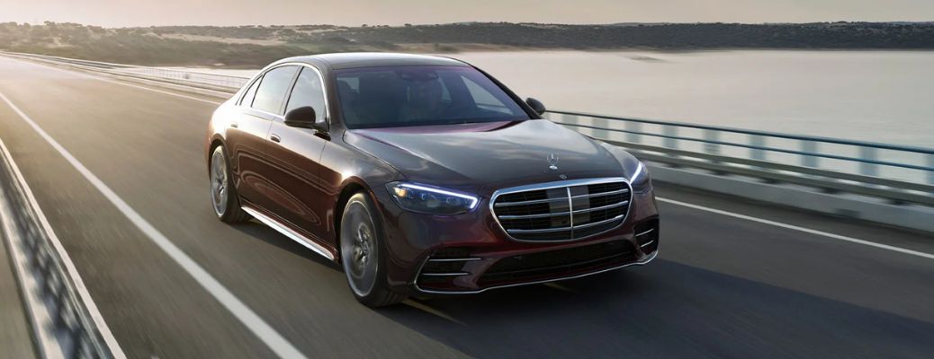 2025 Mercedes-Benz S-Class Sedan on a road