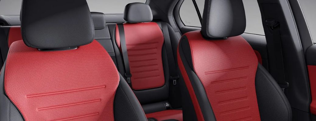 rear seat view of the 2025 Mercedes-Benz C-Class Sedan
