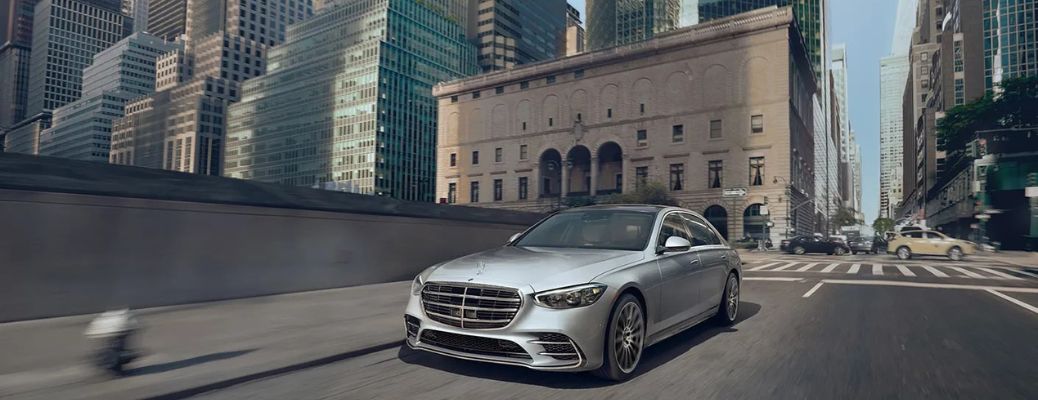 2025 Mercedes-Benz S-Class Sedan on the road