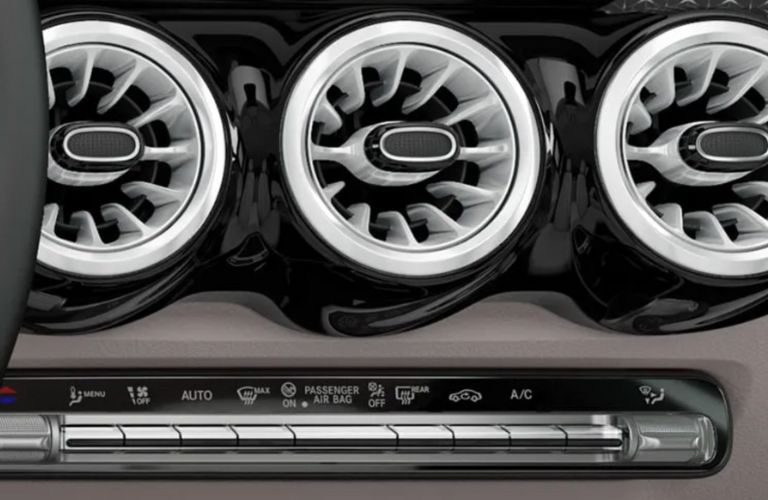 close up of the AC vent of the 2025 Mercedes-Benz EQB