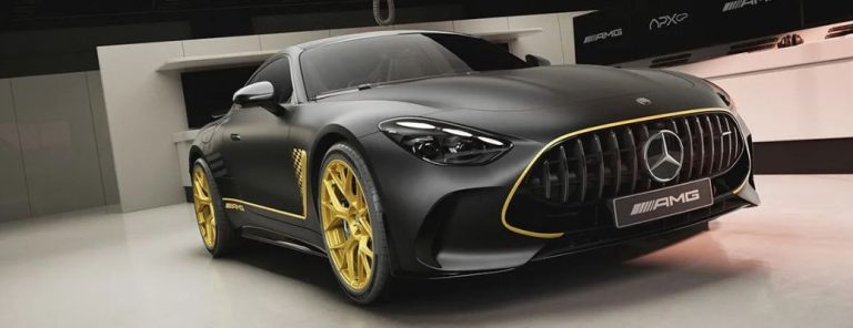 What S New In The 2026 Mercedes AMG GT 63 APXGP Edition 2026 Mercedes AMG(R) GT 63 APXGP Edition A O 768x296 
