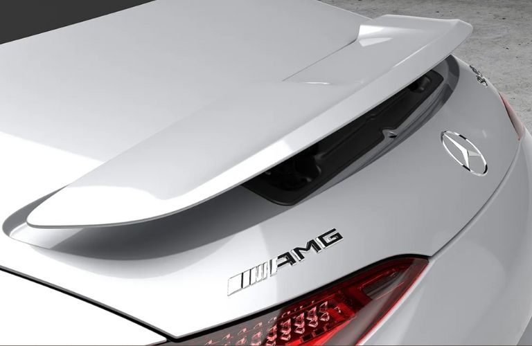 close up image of AMG® written on a Mercedes-AMG® Vehicle