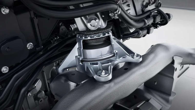 The adaptive motor mounts in the AMG® GLE 63 S 4Matic+ SUV