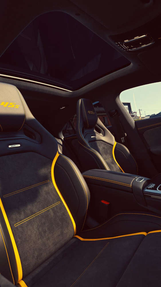 The special edition seating in the 2026 CLA