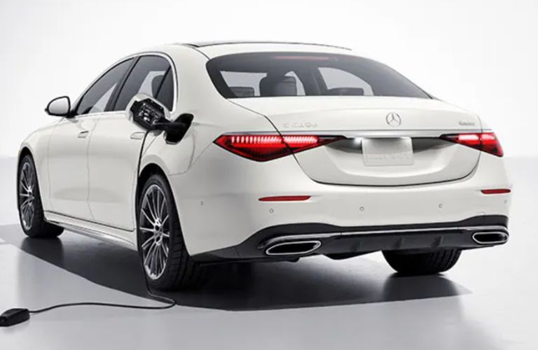 rear view of a Mercedes-Benz PHEV