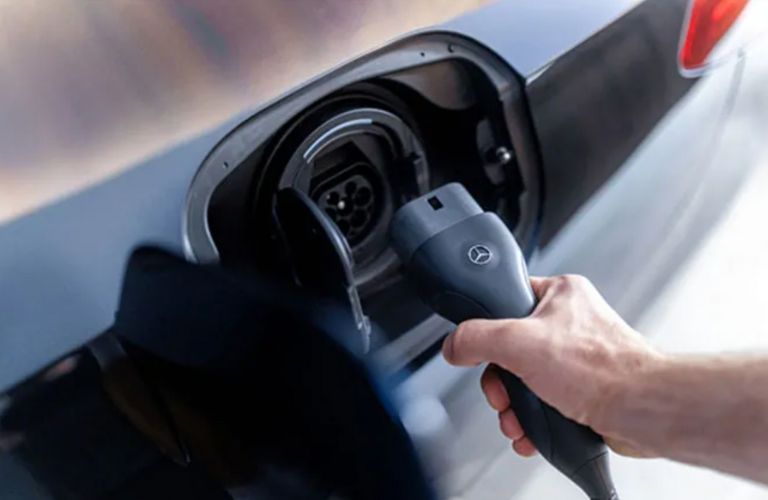 close up of a Mercedes-Benz PHEV 