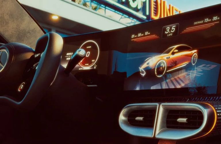 Mercedes-AMG® EV cabin view