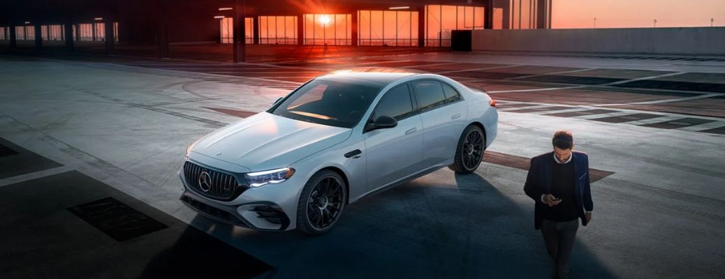 top view of a Plug-In Hybrid Mercedes-Benz