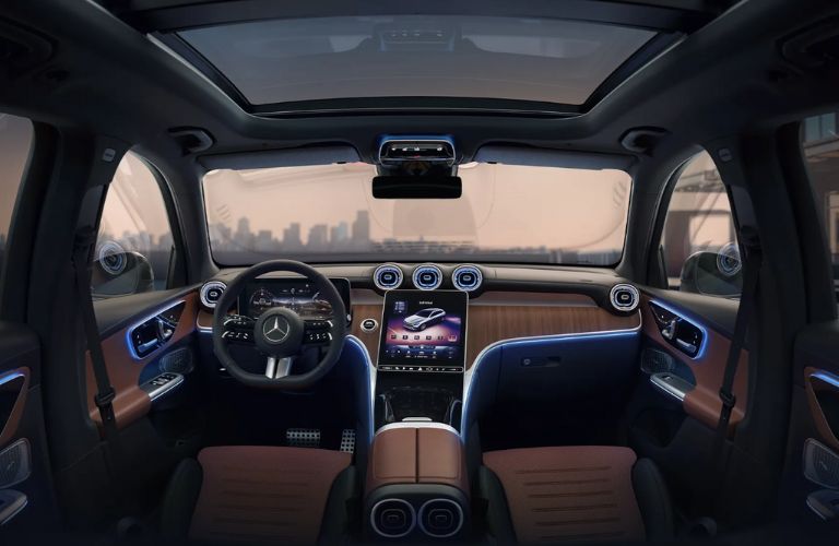 cockpit of a Plug-In Hybrid Mercedes-Benz