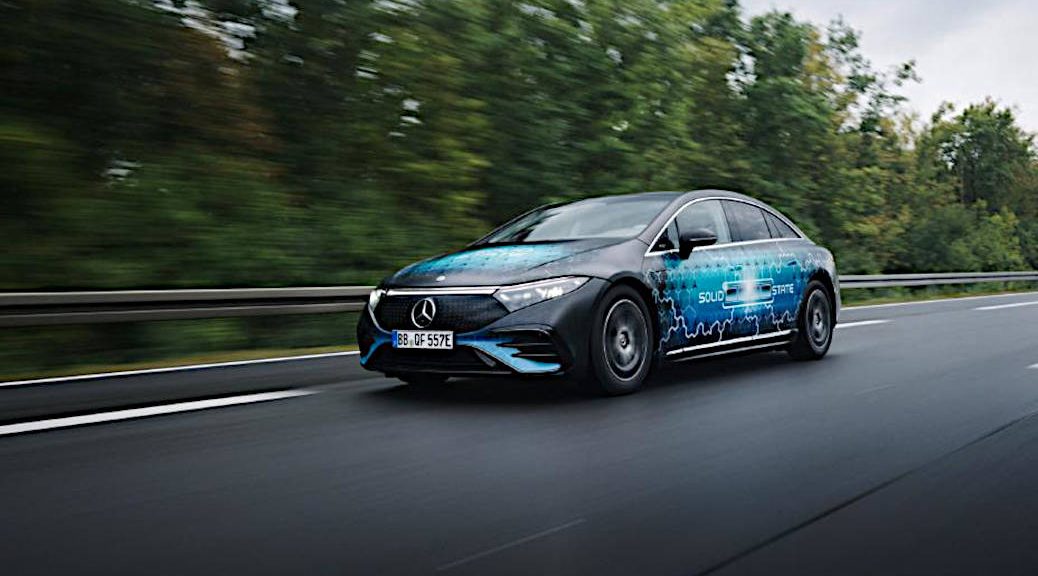 The Mercedes-Benz solid-state battery powered EQS