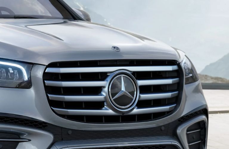 close up of the 2026 GLS grille