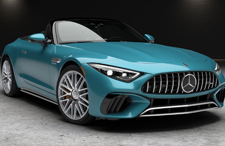 front and side view of the 2026 SL-Class