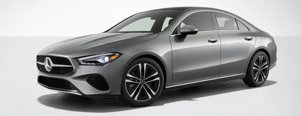 front and side view of the 2026 Mercedes-Benz CLA 250 Coupe