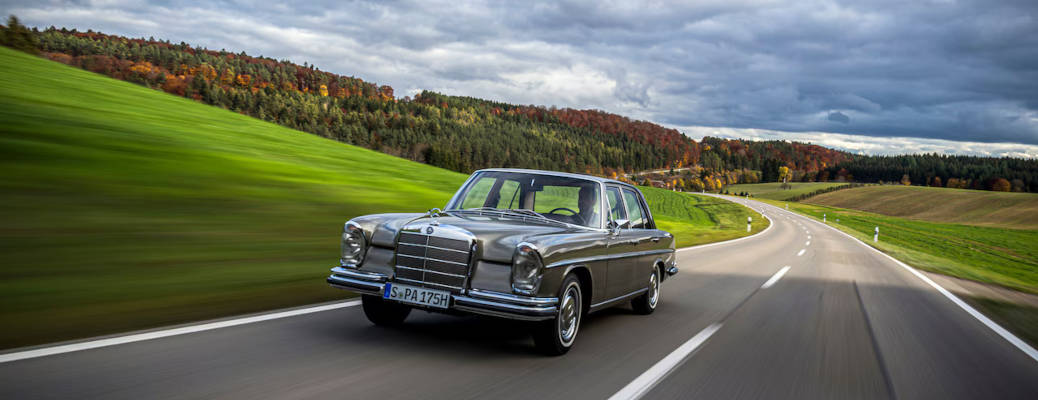 An early example of the Mercedes-Benz S-Class, which has been in production the longest