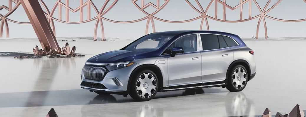 front quarter and side view of a Mercedes-Benz